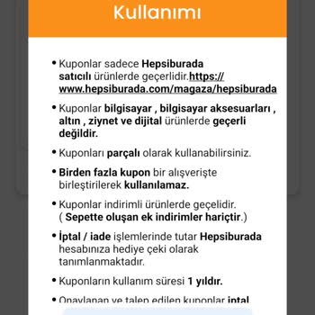 Setcard Kuponu İle Hepsiburada Alışverişimde Mağdur Edildim