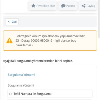 E Devletten Elektrik Aboneliği Başvurusu Hata Veriyor İlgili Alanlar Boş Bırakılamaz Diyor