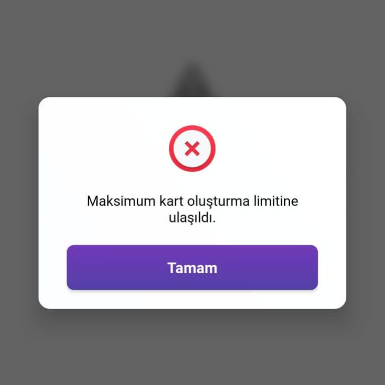 Sınırsız Sanal Kart Vaadi Gerçek Değil, Müşteri Hizmetleri Yetersiz