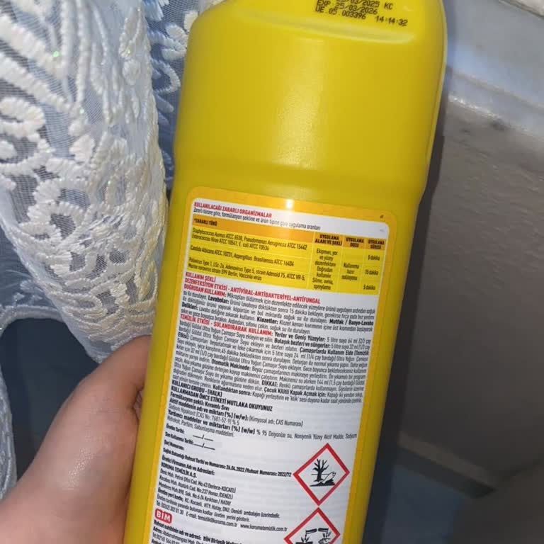 Çamaşır Suyu Cildimi Fena Tahriş Etti, İncelenmesini İstiyorum!