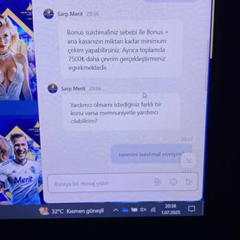 Bonus Çevrim Şartları Yerine Getirilmesine Rağmen Ödeme Yapılmadı