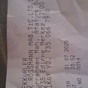 Rossmann Edirne AVM'de Kasiyerin Saygısız Davranışı Üzdü