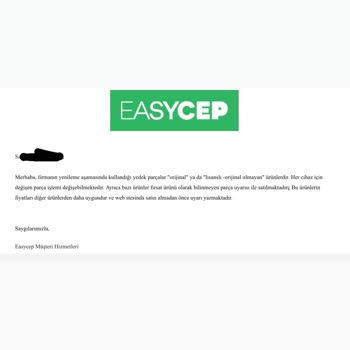 EasyCep'ten Alınan İphone 13 Pro'da Orijinal Olmayan Parça Ve Mağduriyet