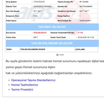 İdefix Siparişim Teslim Edilmedi Mağduriyetim Çözümsüz Kaldı