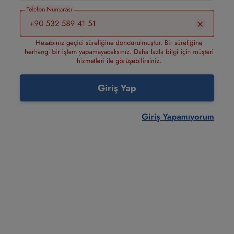 Cepte Şok Hesabım Donduruldu, Yüklü Param Mağduriyet Oluşturdu