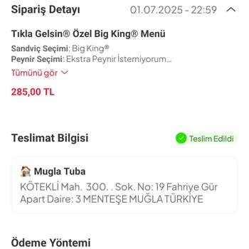 Siparişim Yanlış Adrese Teslim Edildi, Kod Sistemi İşlemedi