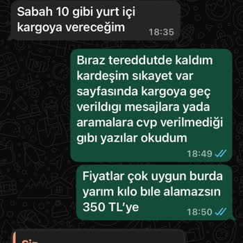Sipariş Verdim, Ürün De Cevap Da Gelmedi!
