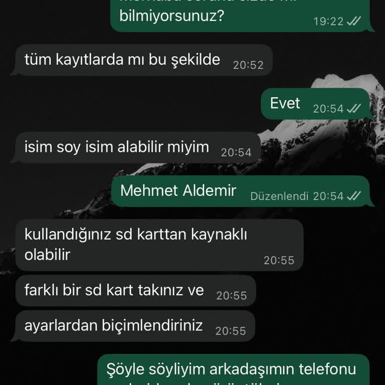 Kamera Sorununa Çözüm Sunmayan Firma Ve Yorum Engelleme