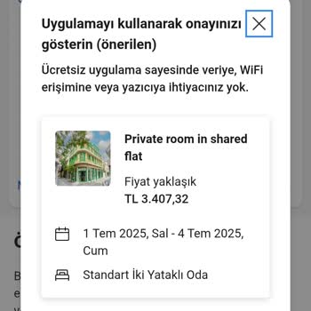 Private Room In Shared Flat Para İademizi Yapmadı