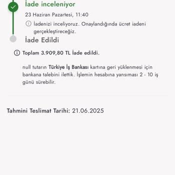 İade Sürecinde Yaşanan Gecikme Ve İlgisizlik Can Sıkıyor