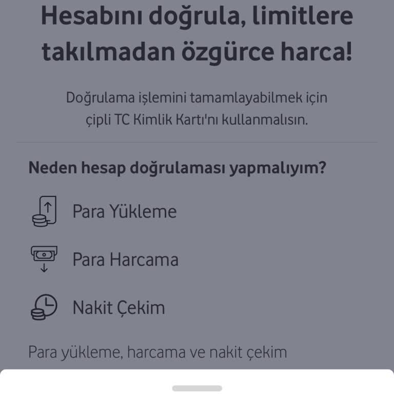 Vodafone Pay Hesap Doğrulama Sorunu Bir Türlü Çözülmüyor