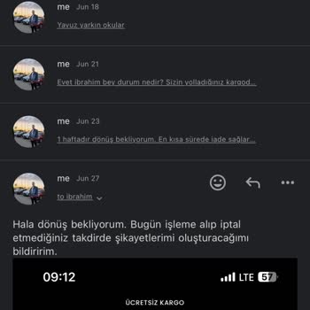 Para İadesi Ve İletişim Sorunu