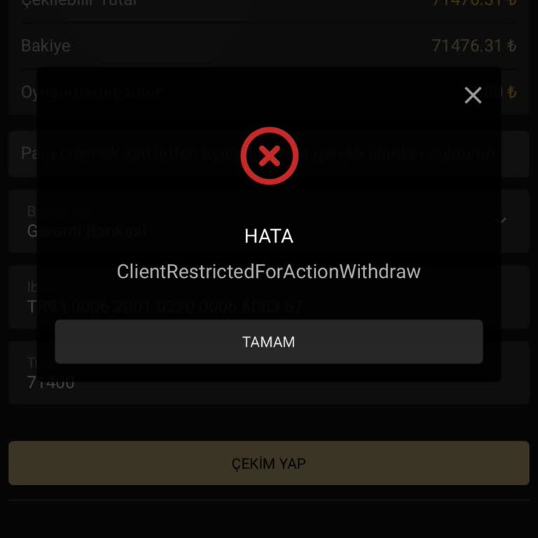 Bahiscasino Kazandığım Parayı Çekemiyorum, Sorunum Çözülmüyor!