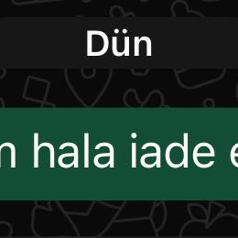 Para İadesi İçin 1 Ay Bekledim Mağdur Oldum