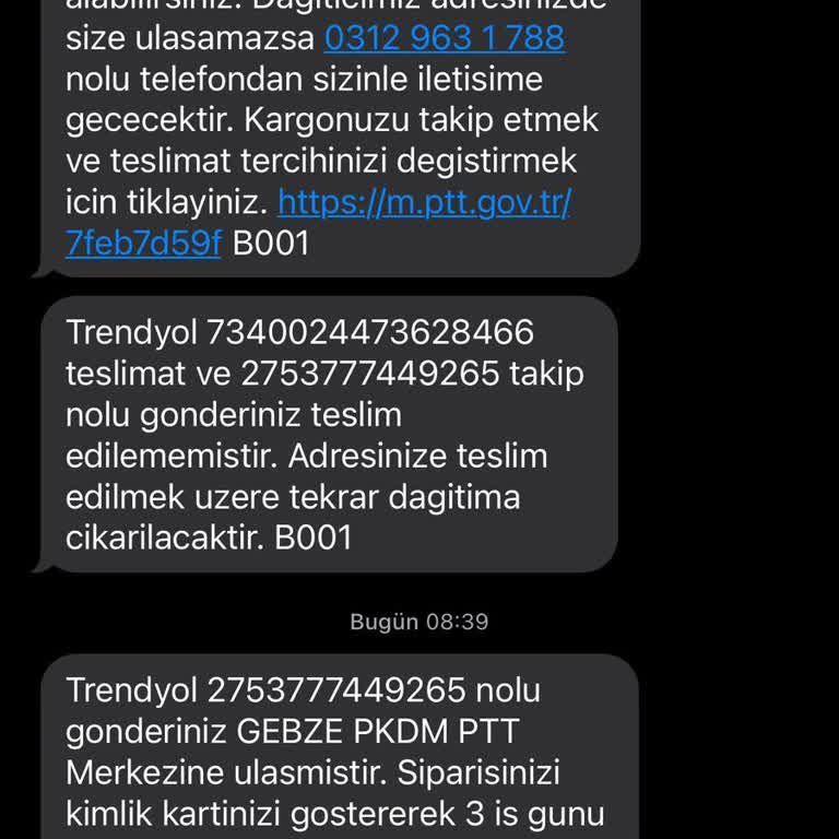 PTT Kargo Teslimatında Bilgi Kirliliği Ve Mağduriyet