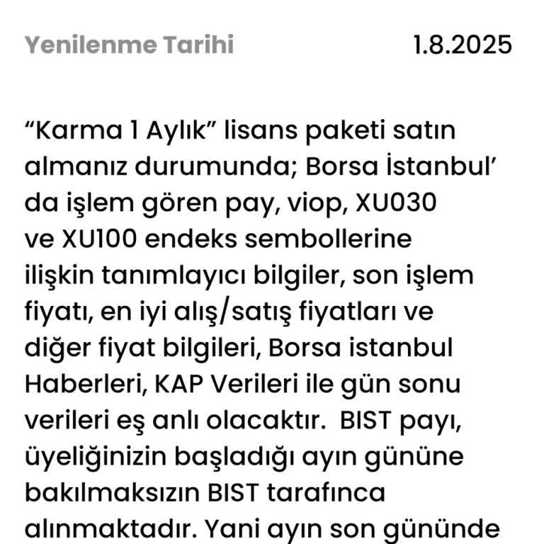 Canlı Veri İçin Ödeme Yaptım, Veriler Hâlâ Gecikmeli Gösteriliyor