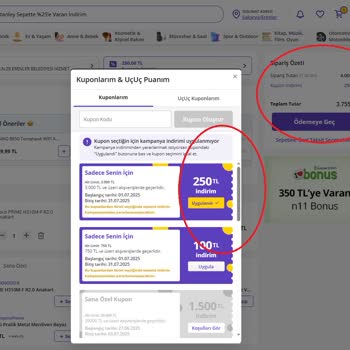 N11 Sepette İndirim Ve Kupon Oyunu Mağduriyeti