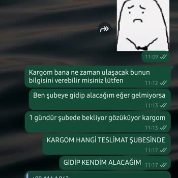 Kargom Teslim Edilmiyor, Şube Bilgisi Verilmiyor Ve Destek Sağlanmıyor