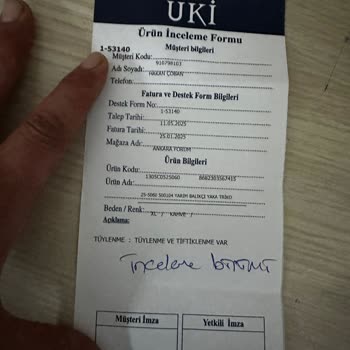 Uki Mağazasından Alınan Ürünler Kısa Sürede Bozuldu, Değişim Reddedildi