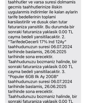 Türk Telekom Taahhüt Bitmeden Hattımı Taşıdım, Haksız Cayma Bedeli Yansıtıldı