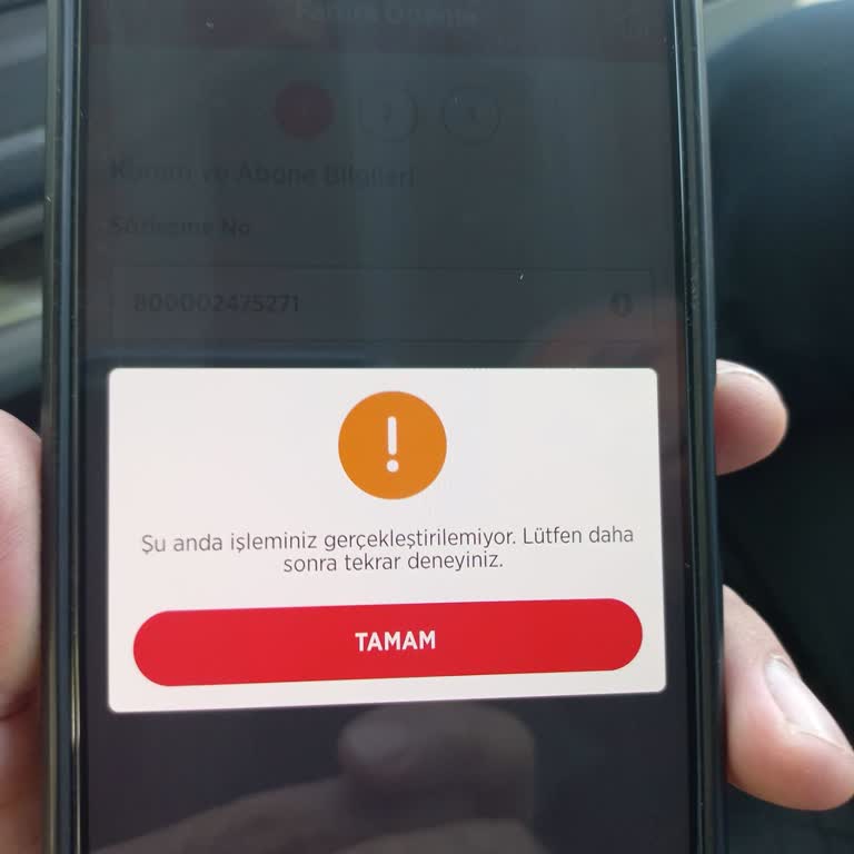 Ziraat Bankası Mobil Uygulamada Elektrik Faturası Ödenemiyor, Sürekli Hata Veriyor