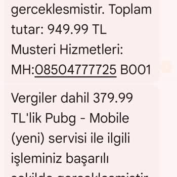 Bilgim Dışında Yapılan Mobil Ödeme Ve Güvenlik İhlali Mağduriyeti