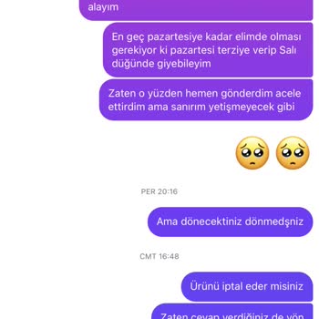 Defolu Ürün Ve Sert Müşteri Hizmetiyle Mağduriyet