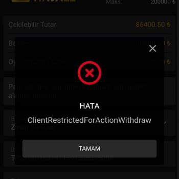 Bahiscasino Kazancım Silindi, Çekimim Engellendi