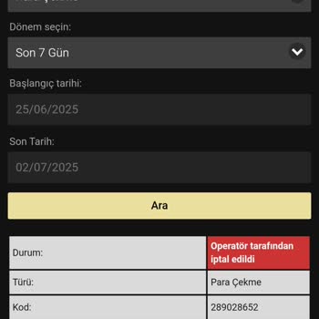 Çekim İşlemi Sürekli İptal Ediliyor, Hesap İncelemesi Uzadı