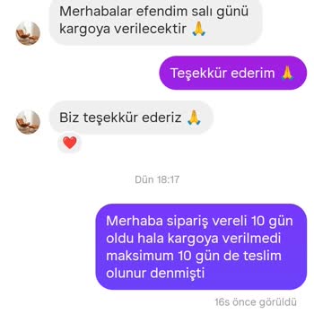 Siparişim Teslim Edilmedi, Param İade Edilmiyor