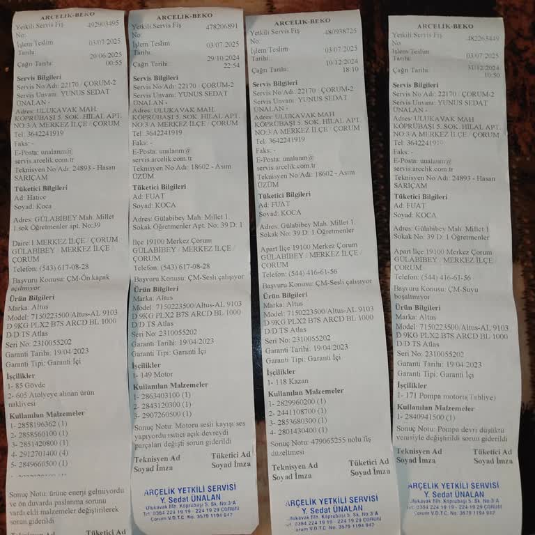 Altus Çamaşır Makinesinde Sürekli Arıza Ve Yetersiz Müşteri Hizmeti