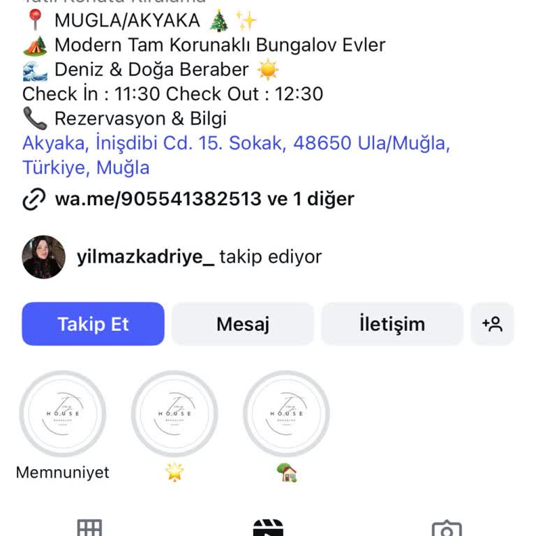 Orkinos Bungalov Konaklama Yanıltması