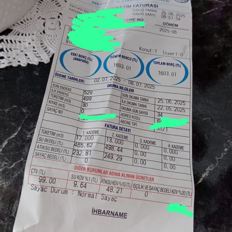 Su Faturasında Beklenmedik Artış Ve Okuma Süresi Sorunu