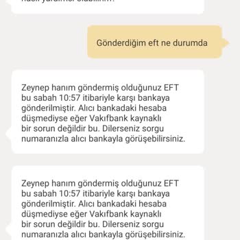 EFT İşleminde Kaybolan Para Ve Bankalar Arası İletişimsizlik