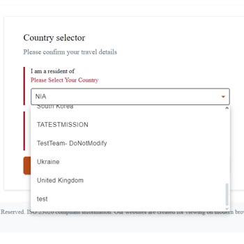 VFS Global Sitesinde Türkiye Seçilemiyor Vize Başvurum Aksıyor
