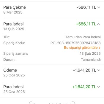Para İadesi Yerine Alışveriş Kredisi Tanımlandı, Sorunum Çözülmüyor