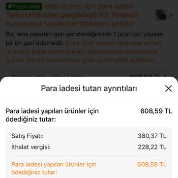 Para İadesi Yerine Alışveriş Kredisi Tanımlandı, Sorunum Çözülmüyor