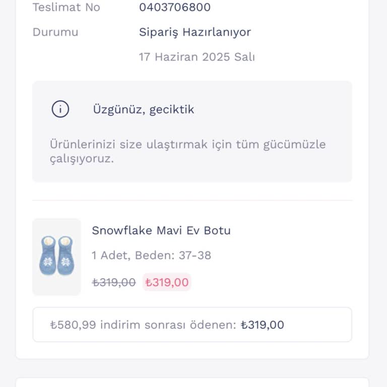 Penti'den Eksik ve Geciken Ürün Teslimatı, Yetersiz Müşteri Hizmetleri