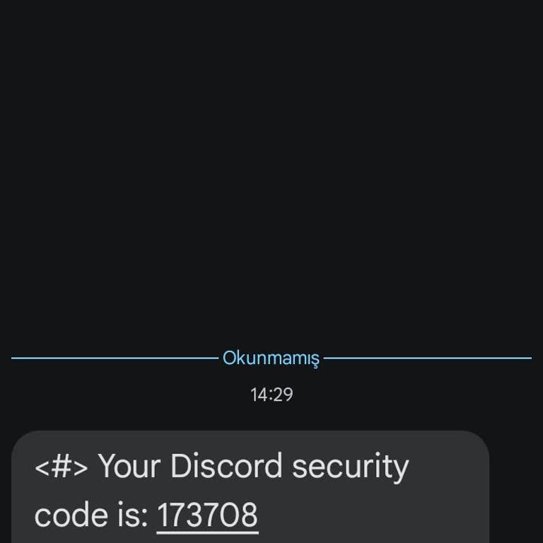 Discord Hesabım Olmamasına Rağmen Güvenlik Kodu Mesajı Geldi