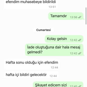 Siparişim Zamanında Teslim Edilmedi, İade Sürecim Geciktirildi