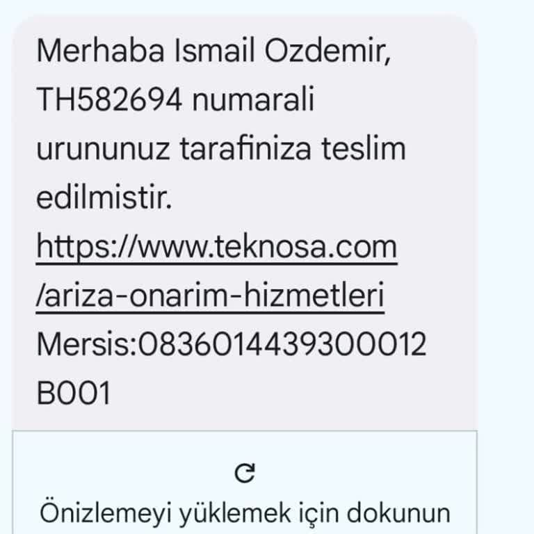 Teslim Alınmayan Tablet İçin Çözüm Bekliyorum