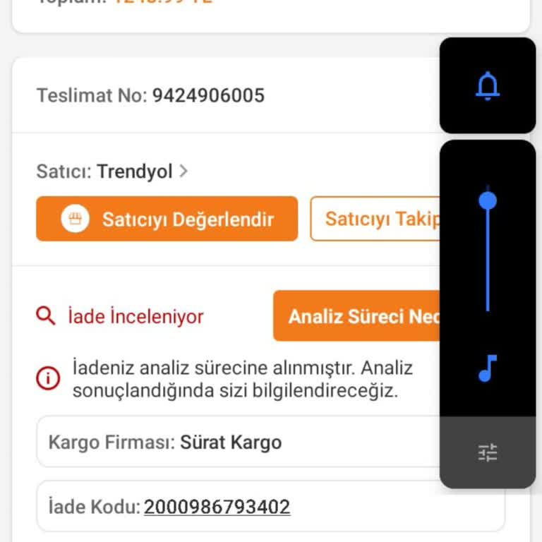 Karaca Ürün Arızalı Çıktı