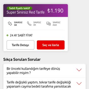 Vodafone'dan Taahhüt Yenilemede Tek Tarife Dayatması