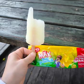 Aldığım Algida Max Buz Parmakta Limon Özü Yoktu Çocuk Çok Üzüldü