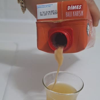 Dimes Meyve Suyunda Sümüksü Kıvam Şoku