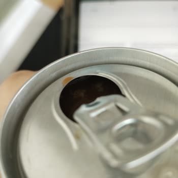 Kahvede Beyaz Taneciklerle Karşılaştım