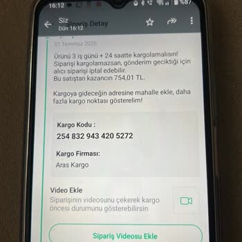 Kargo Ücreti Haksız Kesintiyle Az Ödeme Aldım