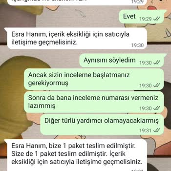 Eksik Ürün, İade Ve Destek Sorunu: Müşteri Mağduriyeti