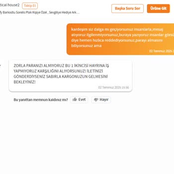 Satıcıdan Saygısız İletişim Ve Ürün Teslimatında Sorun