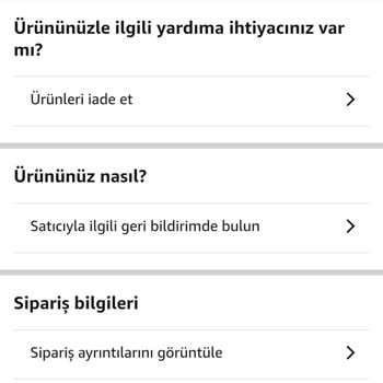 Amazon'dan Sipariş Edilen Ürünün Teslim Edilmemesi Ve Yetersiz Müşteri Hizmetleri